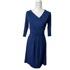 Isabella Oliver Wrap Front Nursing Dress With Tie Waist Women’s Maternity Size 2